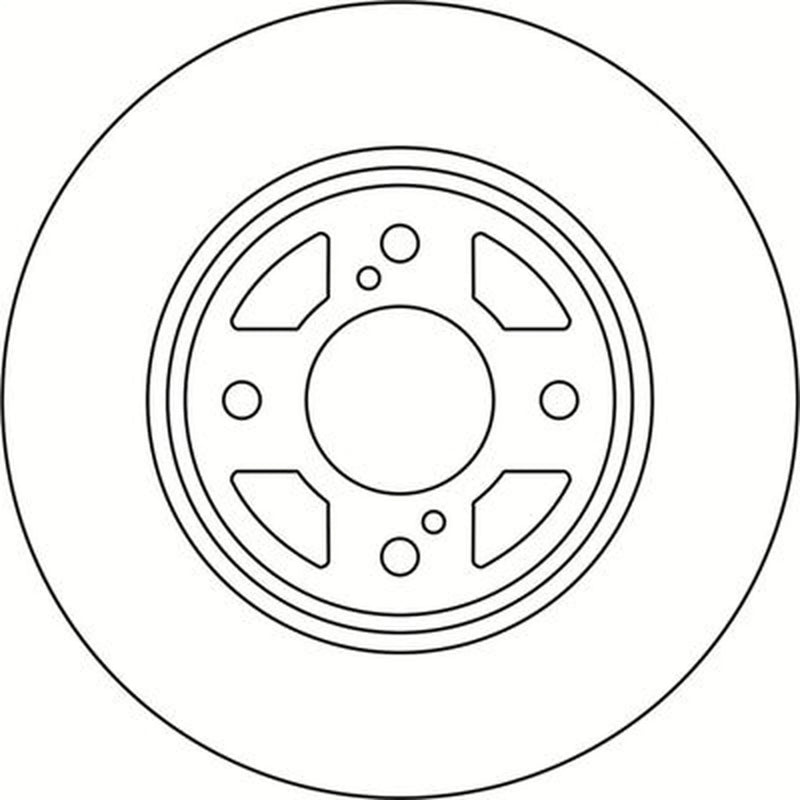 Abtex 2 x Vented Front Brake Discs BD2199V
