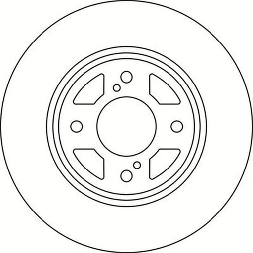 Abtex 2 x Vented Front Brake Discs BD2199V