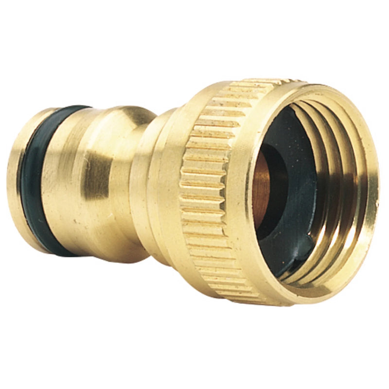 Draper Brass Garden Hose Tap Connector - Multi-Length Variations