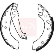 Apec Brake Shoe Set Axle Kit SHU535