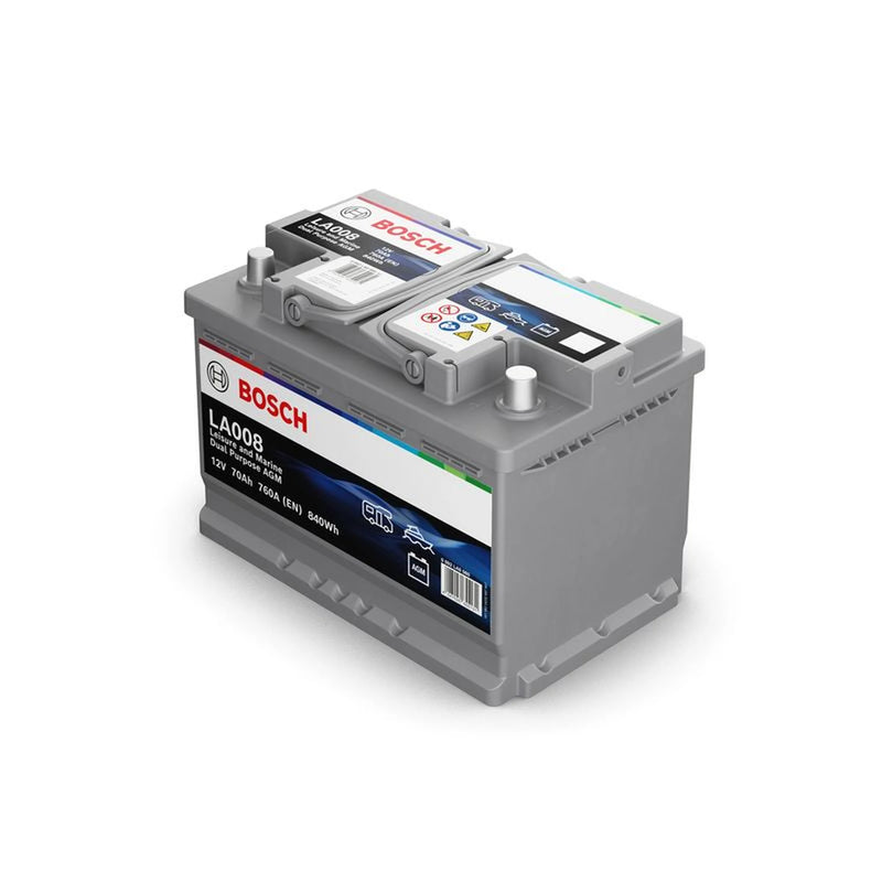 Bosch Batteries LA008 Bosch LA - AGM Battery 0 092 LA0 080 OE VYC1510655AA 80T32