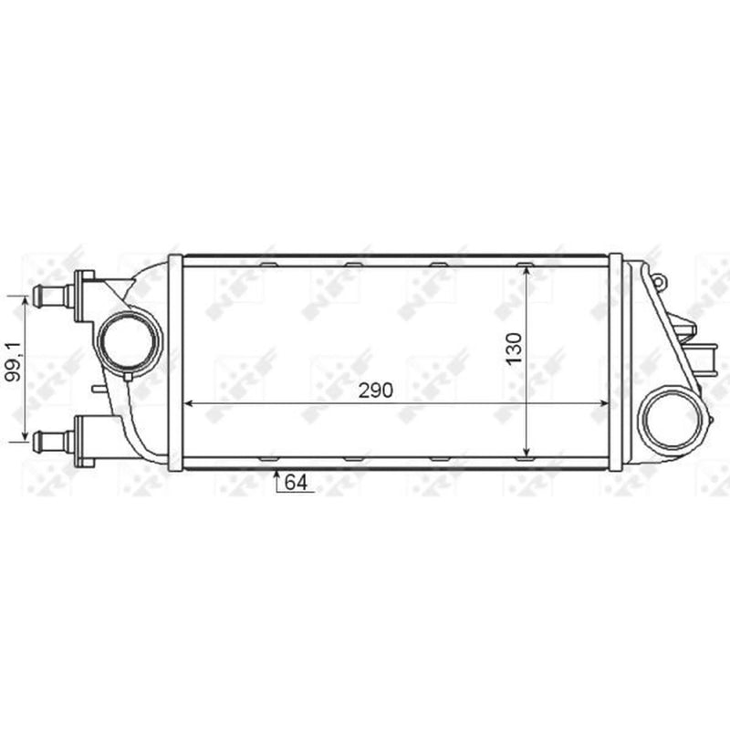 NRF Intercooler (Charge Air Cooler) 30348