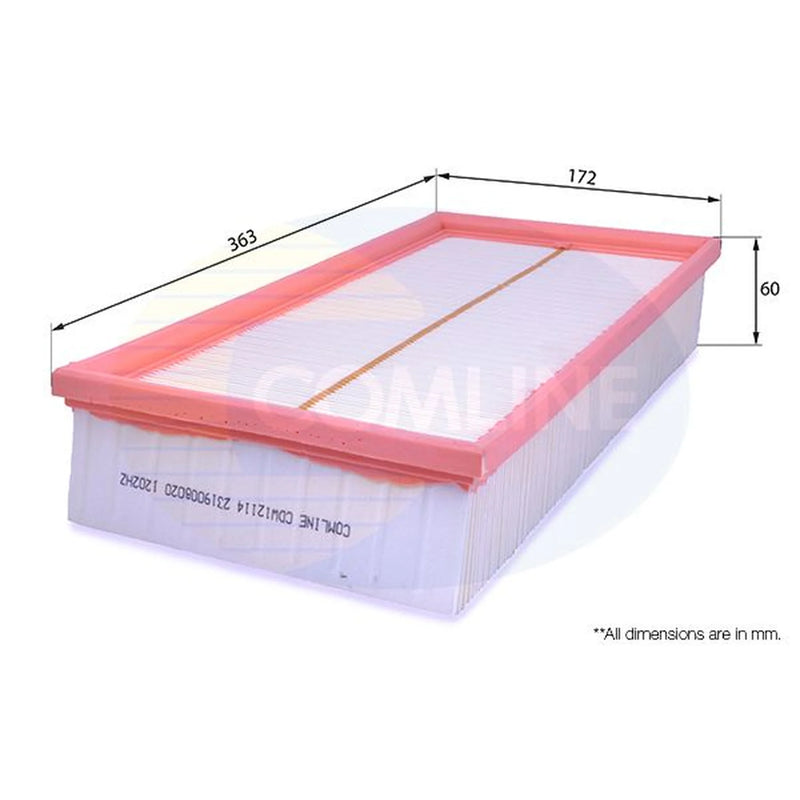 Comline Engine Air Filter CDW12114