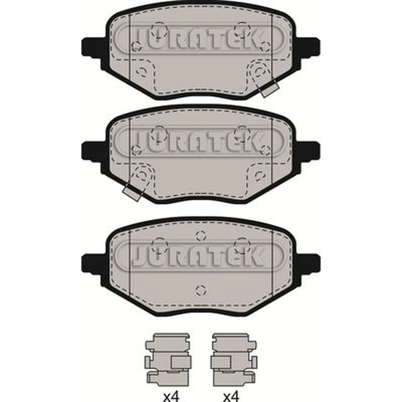Juratek Rear Brake Pad Set JCP4032
