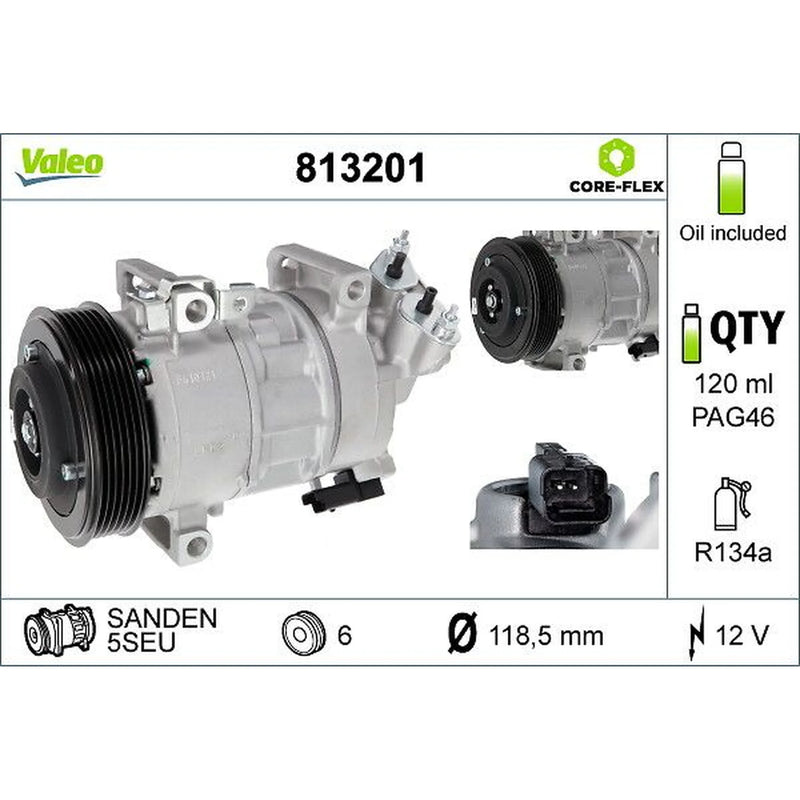 Valeo Air Conditioning Compressor 813201