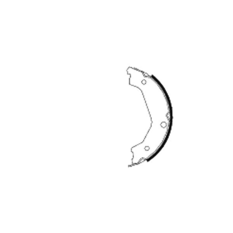 Mintex Parking Brake Shoe Set MFR614