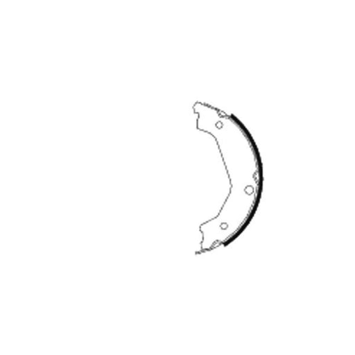 Mintex Parking Brake Shoe Set MFR614