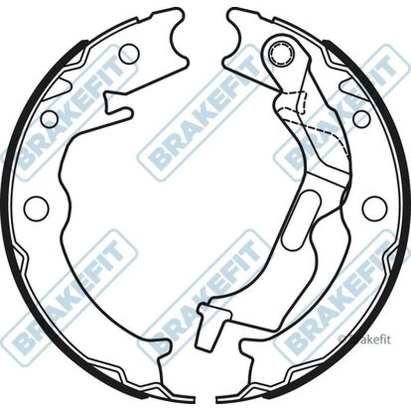 Apec Parking Brake Shoe Set BSH1128