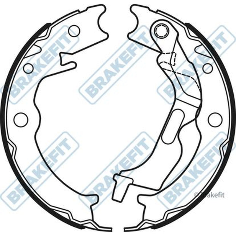 Apec Parking Brake Shoe Set BSH1128