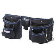 Faithfull Double Tool & Nail Pouch - FAIDTNP3B