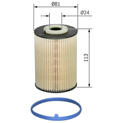 Bosch Car Fuel Filter N2128 Fits Ford Mondeo Estate/Wagon Tdci|Tdci Econetic - 2 Bosch  - Town Parts