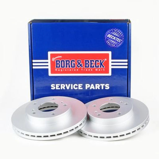 Borg & Beck 2 x Vented Front Brake Discs BBD4138