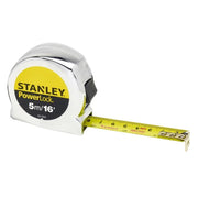 STANLEY® Hand Tools PowerLock® Classic Pocket Tape 5m/16ft (Width 19mm)