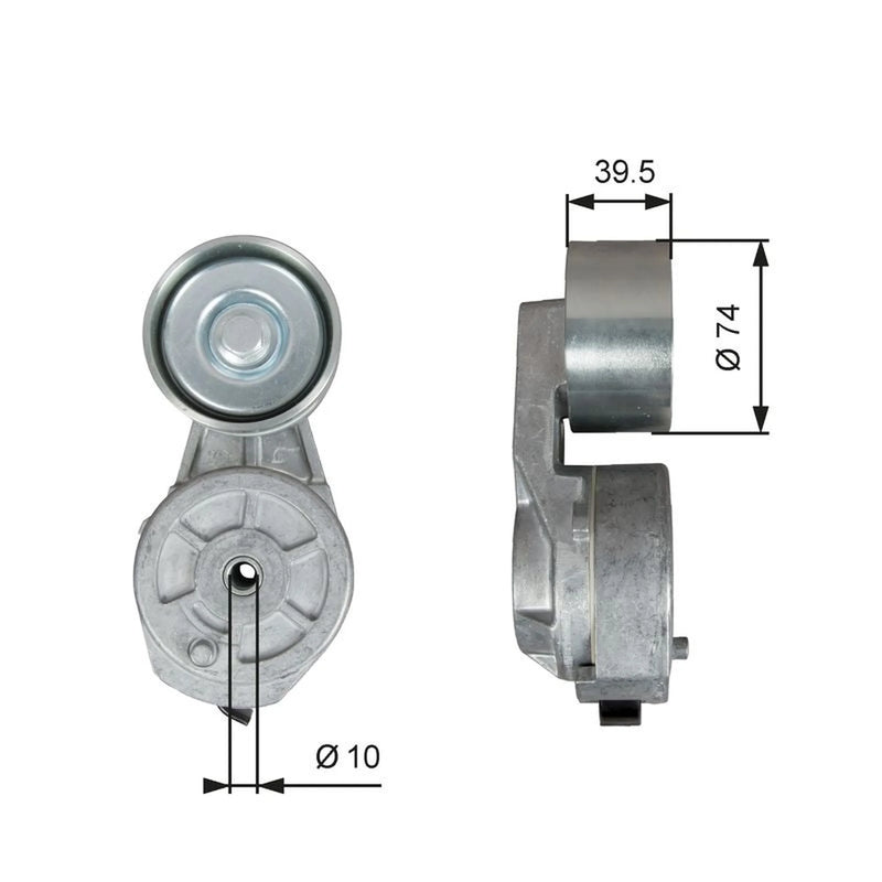 Gates Auxiliary Belt Tensioner T38707