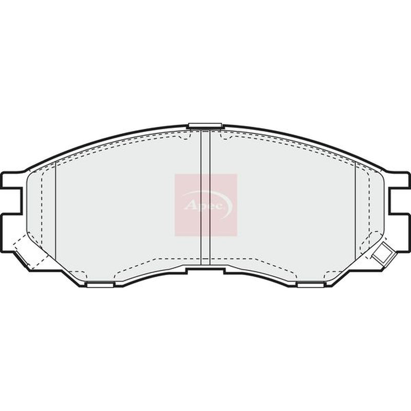 Apec Front Brake Pad Set PAD1059