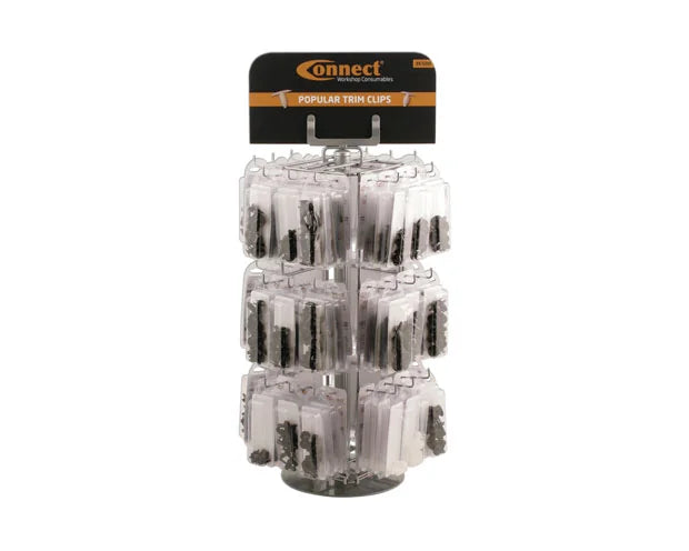 Connect Trim Clip Rack c/w Clam Packs 108pc - CPL