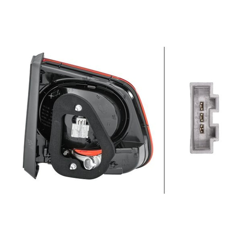 Hella Tail Light / Lamp W5W Right 2SA 009 692-101