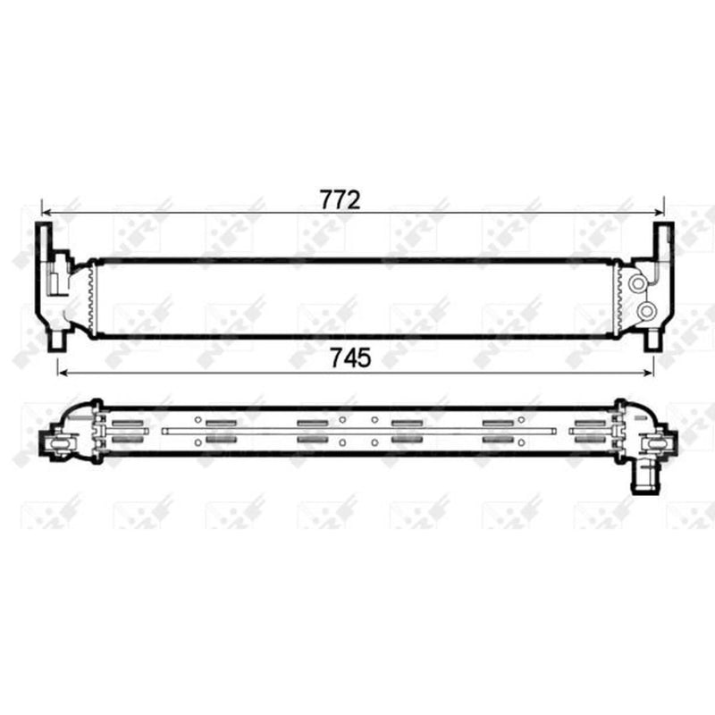 NRF Engine Radiator Centre 53126