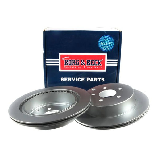Borg & Beck 2 x Vented Rear Brake Discs BBD4573