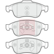 Apec Front Brake Pad Set PAD1669