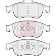 Apec Front Brake Pad Set PAD1669