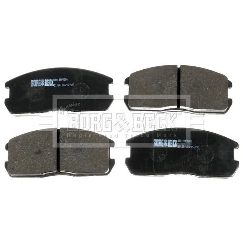 Borg & Beck 4 x Front Brake Pad Set BBP1200