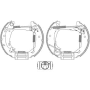 Mintex Brake Shoe Set Axle Kit MSP178
