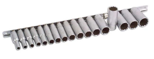 Laser Tools Deep Socket Set 3/8"D 17pc - PL