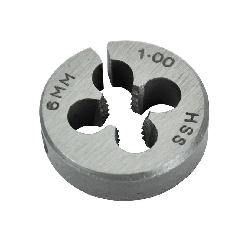 Faithfull HSS Straight Flute Split Die M6 x 1.0, 13/16in OD - FAIHSSDM6