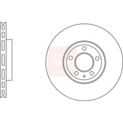 Apec 2 x Vented Front Brake Discs DSK3120