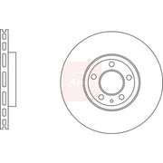 Apec 2 x Vented Front Brake Discs DSK3120
