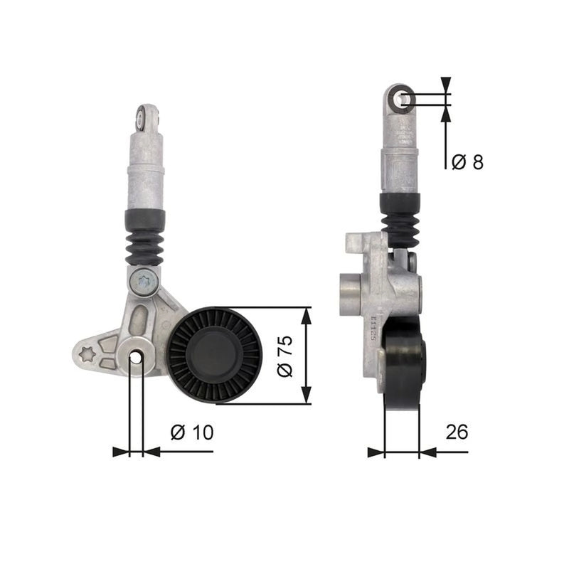 Gates Auxiliary Belt Tensioner T39099