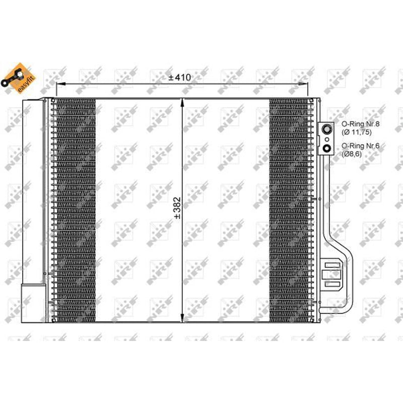 NRF Air Conditioning Condenser 35937