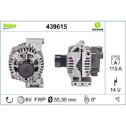 Valeo Car Alternator 12V 439615