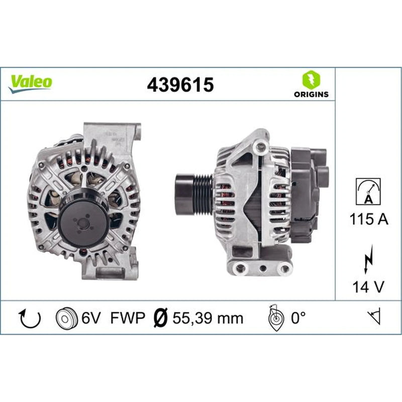 Valeo Car Alternator 12V 439615