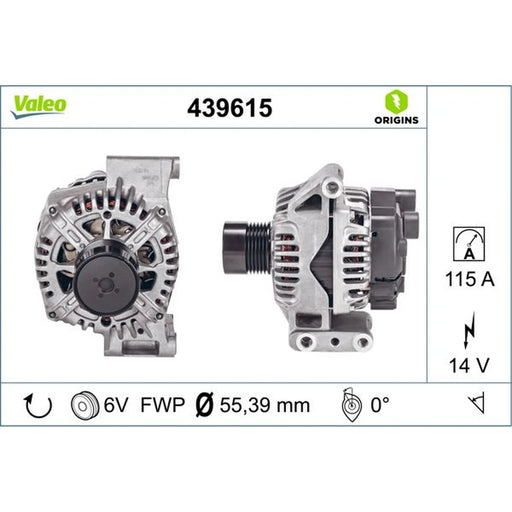 Valeo Car Alternator 12V 439615