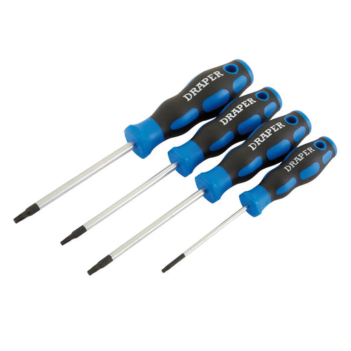 Draper Screwdriver Set TX-STAR® 4 Piece Soft Grip