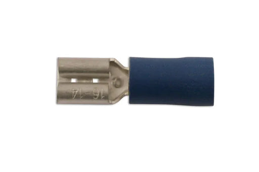 Connect Blue Female Push On Insulated Terminal 6.3mm 10pc - CPL