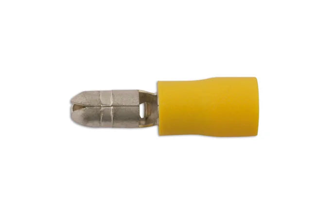 Connect Yellow Male Bullet Terminal 5mm 10pc - CPL