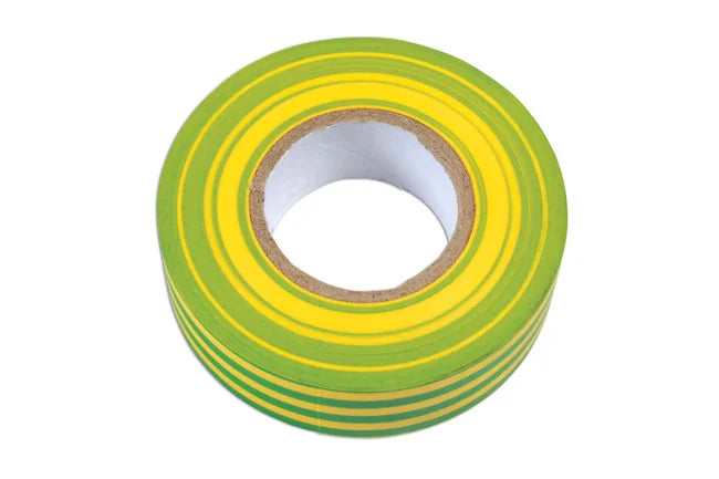 Connect Green & Yellow PVC Insulation Tape 19mm x 20m 10pc - CPL