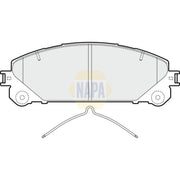 NAPA Front Brake Pad Set NBP1659
