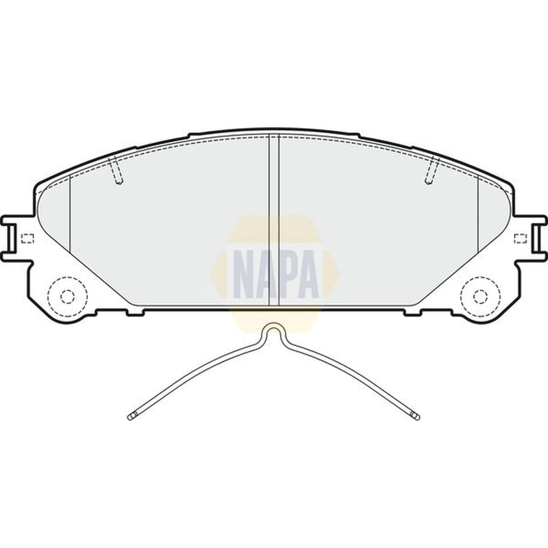 NAPA Front Brake Pad Set NBP1659