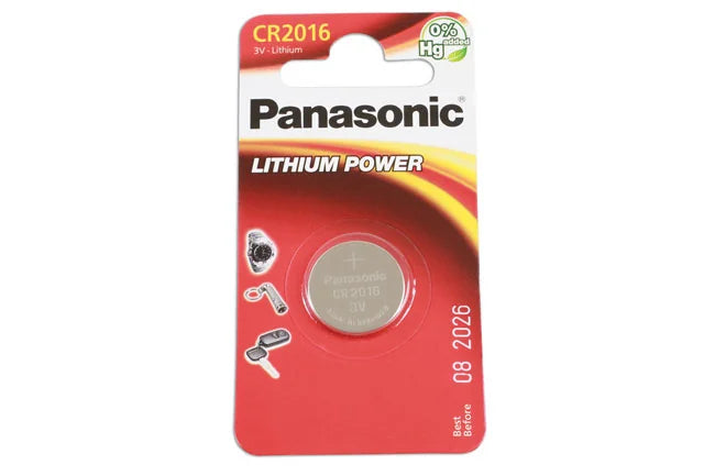 Panasonic Coin Cell Battery CR2016 1pc - CPL