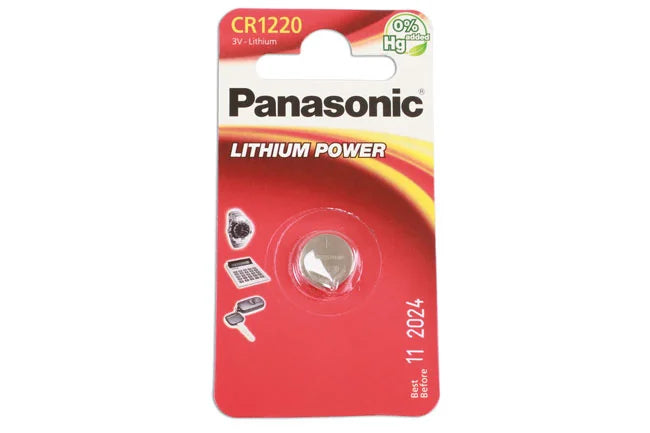 Panasonic Coin Cell Battery CR1220 1pc - CPL