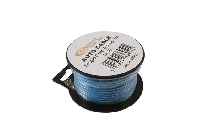 Connect Blue Single Core Auto Cable 9/0.30 7m - CPL