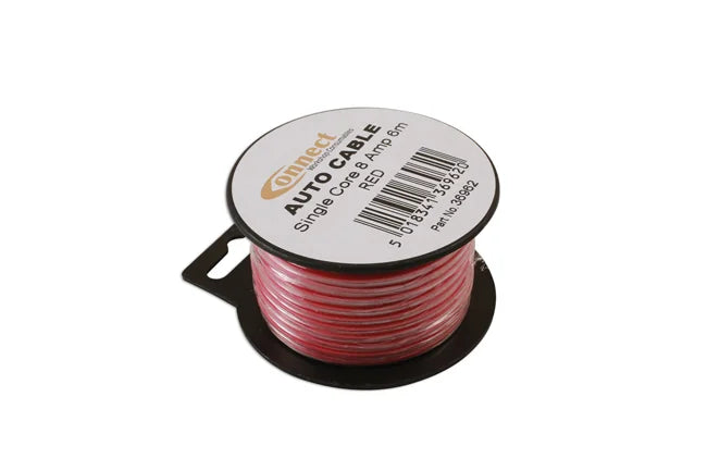 Connect Red Single Core Auto Cable 14/0.30 6m - CPL
