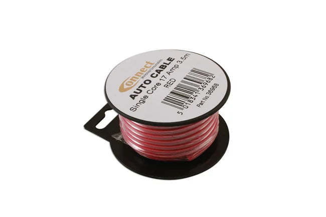 Connect Red Single Core Auto Cable 28/0.30 3.5m - CPL