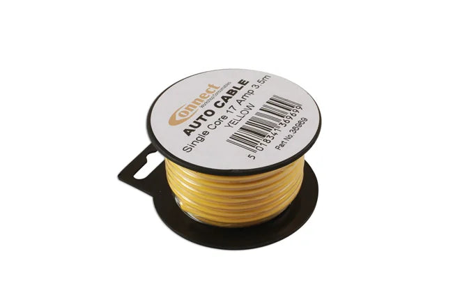Connect Yellow Single Core Auto Cable 28/0.30 3.5m - CPL