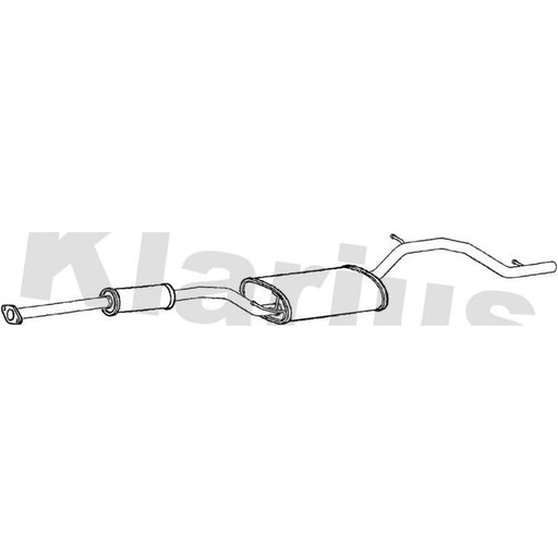 Klarius Box With Tail Pipe Rear MA350H
