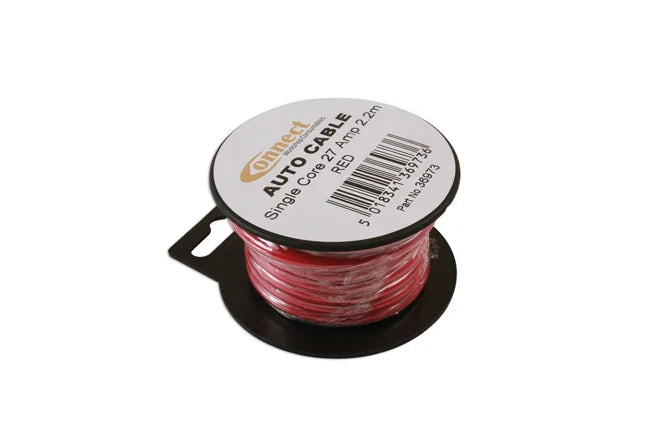 Connect Mini Reel Automotive Cable 27A Red 2.2m - CPL